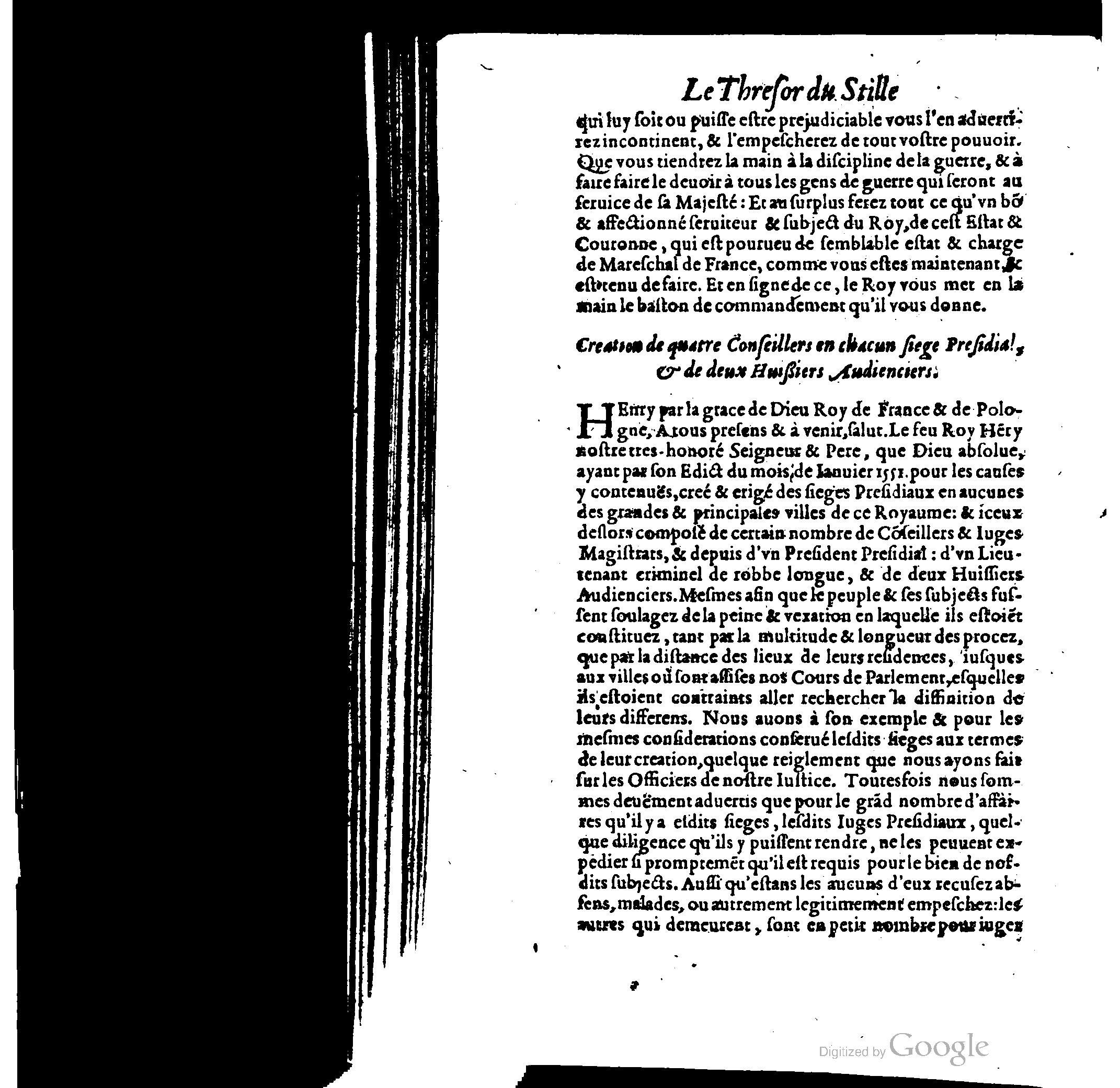 1614 - Jean Richer - Trésor du nouveau style et protocole de la chancellerie de France - BSB Munich