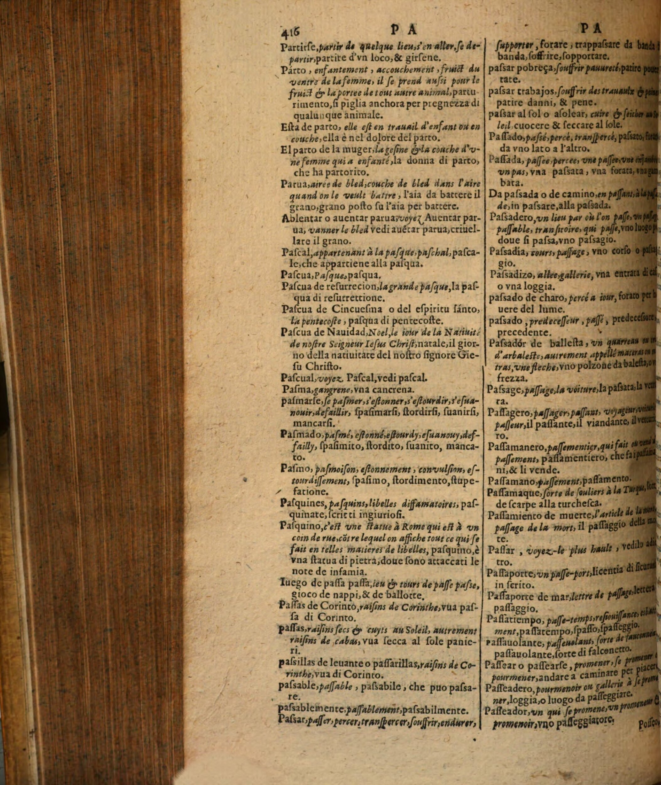 1617 - Samuel Crespin - Trésor des trois langues espagnole, française et italienne (Première partie) - Regensburg