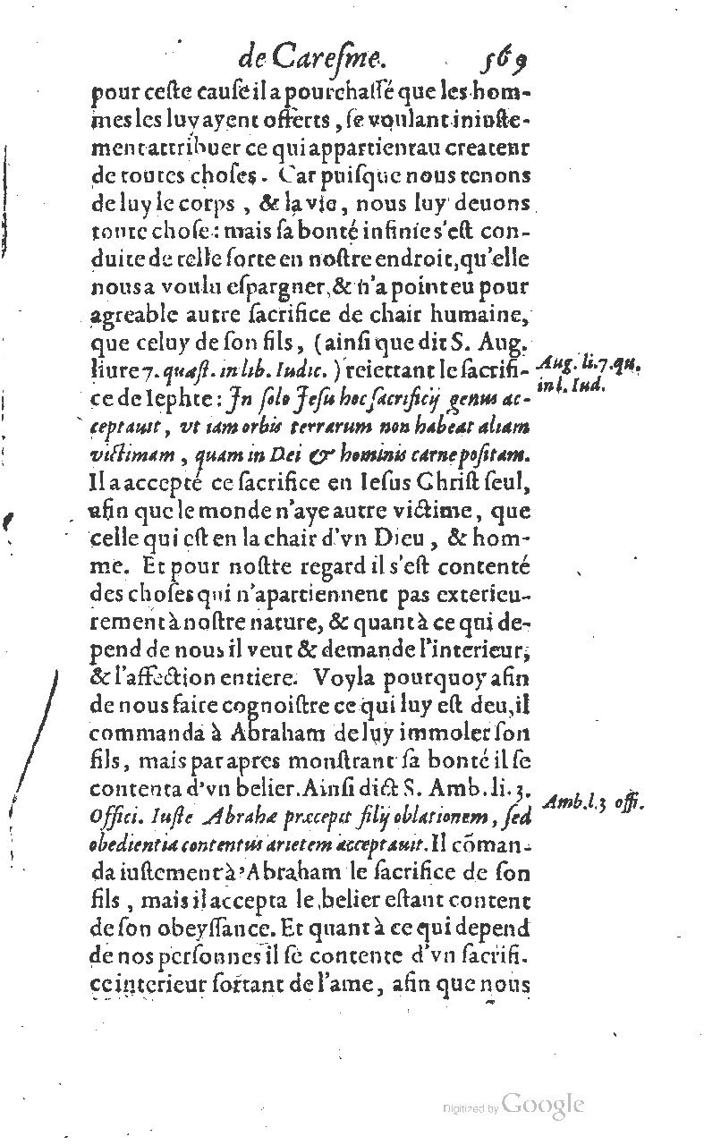 1607 - Nicolas Du Fossé - Trésor quadragésimal - T 01 - BM Lyon