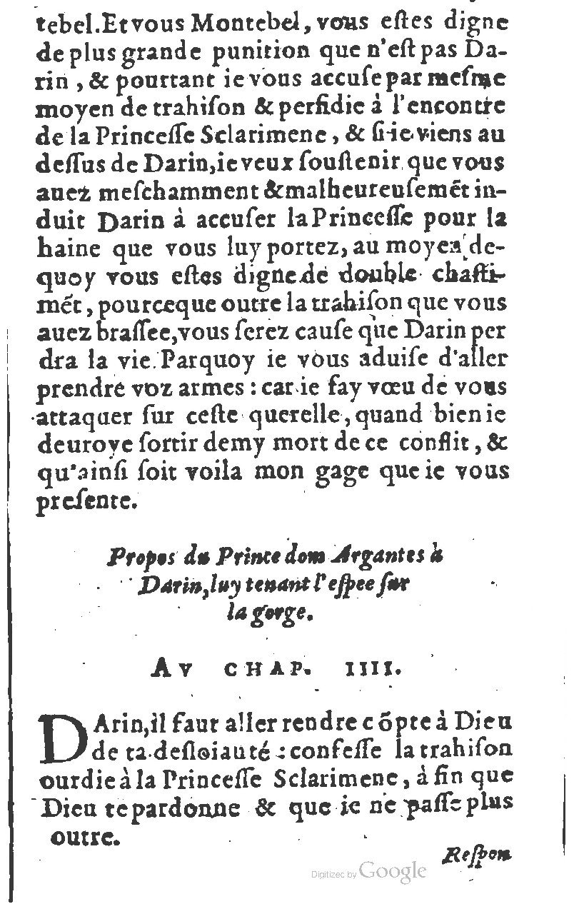 1582 - Jean Huguetan - Trésor des Amadis T. 1 - BM Lyon