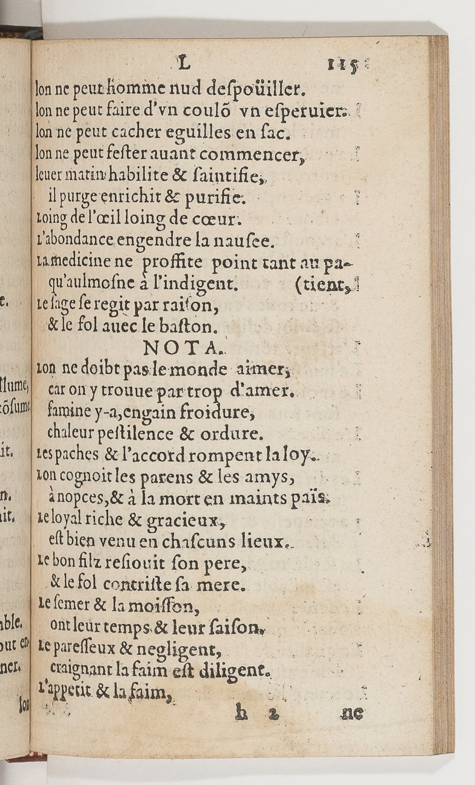 1577 - Jean d’Ogerolles - Trésor de sentences dorées - BnF Arsenal