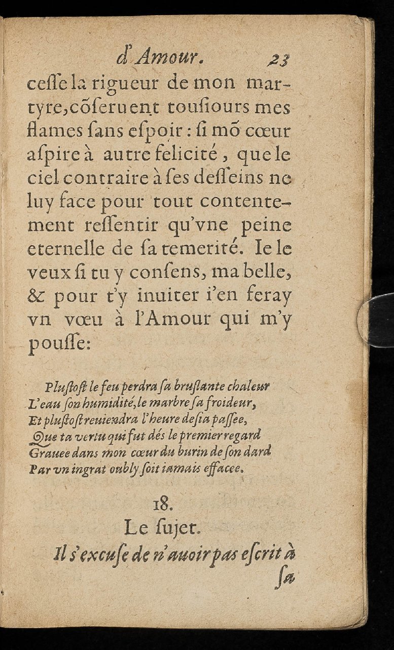 1597 - Thibaud Ancelin - Trésor d’amour - Stuttgart 1597 - Thibaud Ancelin - Trésor d’amour - Stuttgart