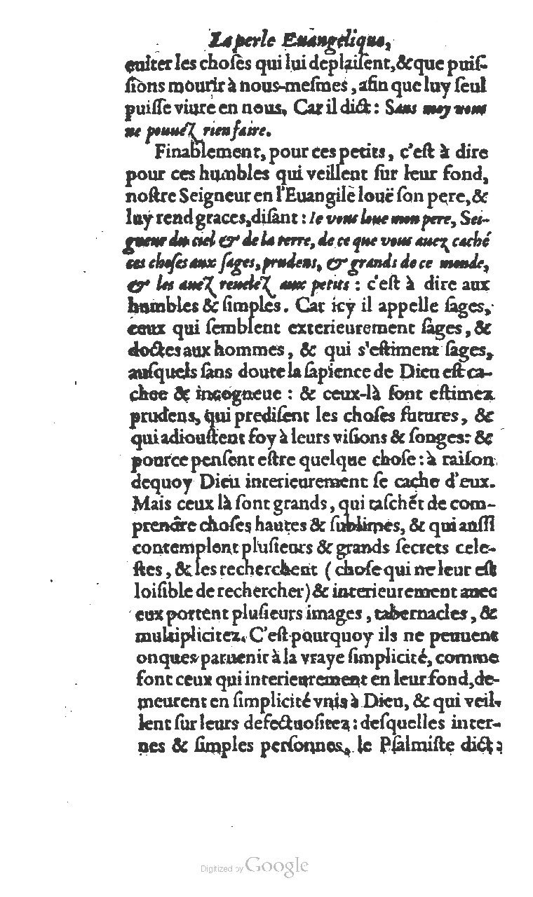 1602 - Veuve G. de la Noüe - Perle évangélique, Trésor incomparable de la sapience divine - UGent