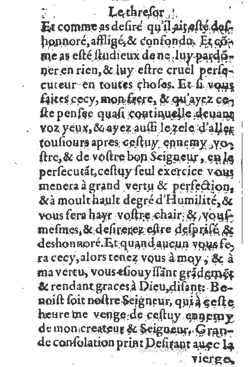 1578 - Guillaume Chaudière - Trésor de dévotion traitant de plusieurs belles vertus - BM Lyon