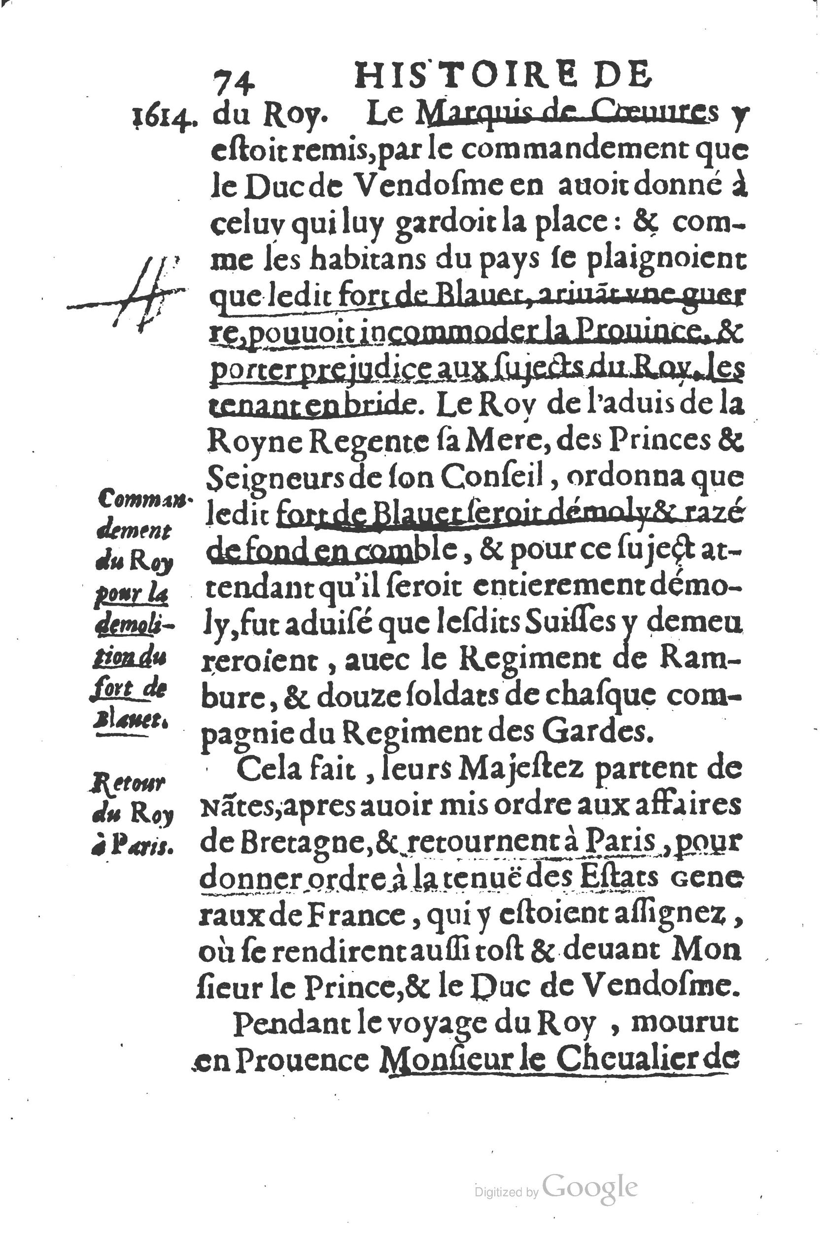 1626 - Joseph Bouillerot - Trésor de l’histoire générale de notre temps - BSB Munich
