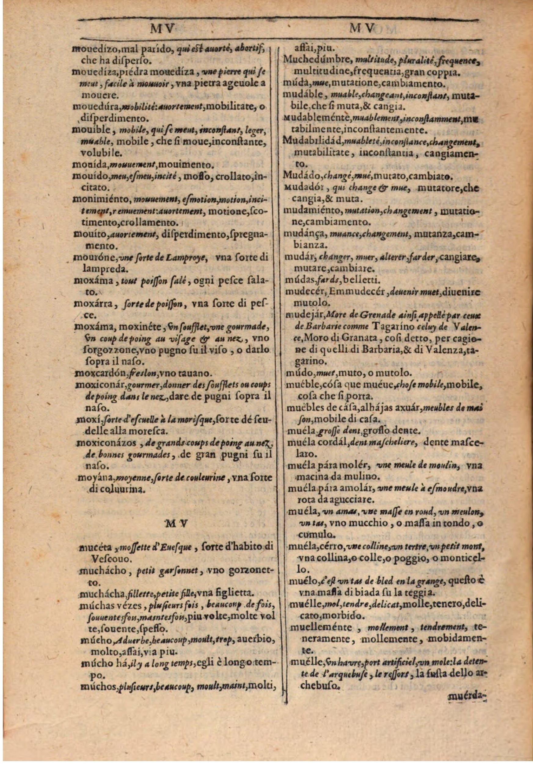 1609 - Philippe Albert et Alexandre Pernet - Trésor des trois langues française, italienne et espagnole (Première partie) - BSB Munich 1609 - Philippe Albert et Alexandre Pernet - Trésor des trois langues française, italienne et espagnole (Première partie) - BSB Munich