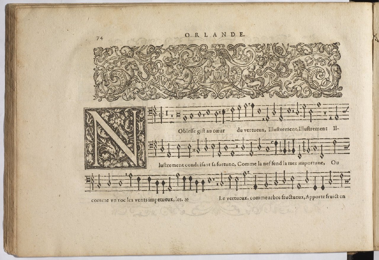 1594 - Paul Marceau - Trésor de musique d&#039;Orlande de Lassus, Superius, Bassus, Tenor, Quinta pars - BnF