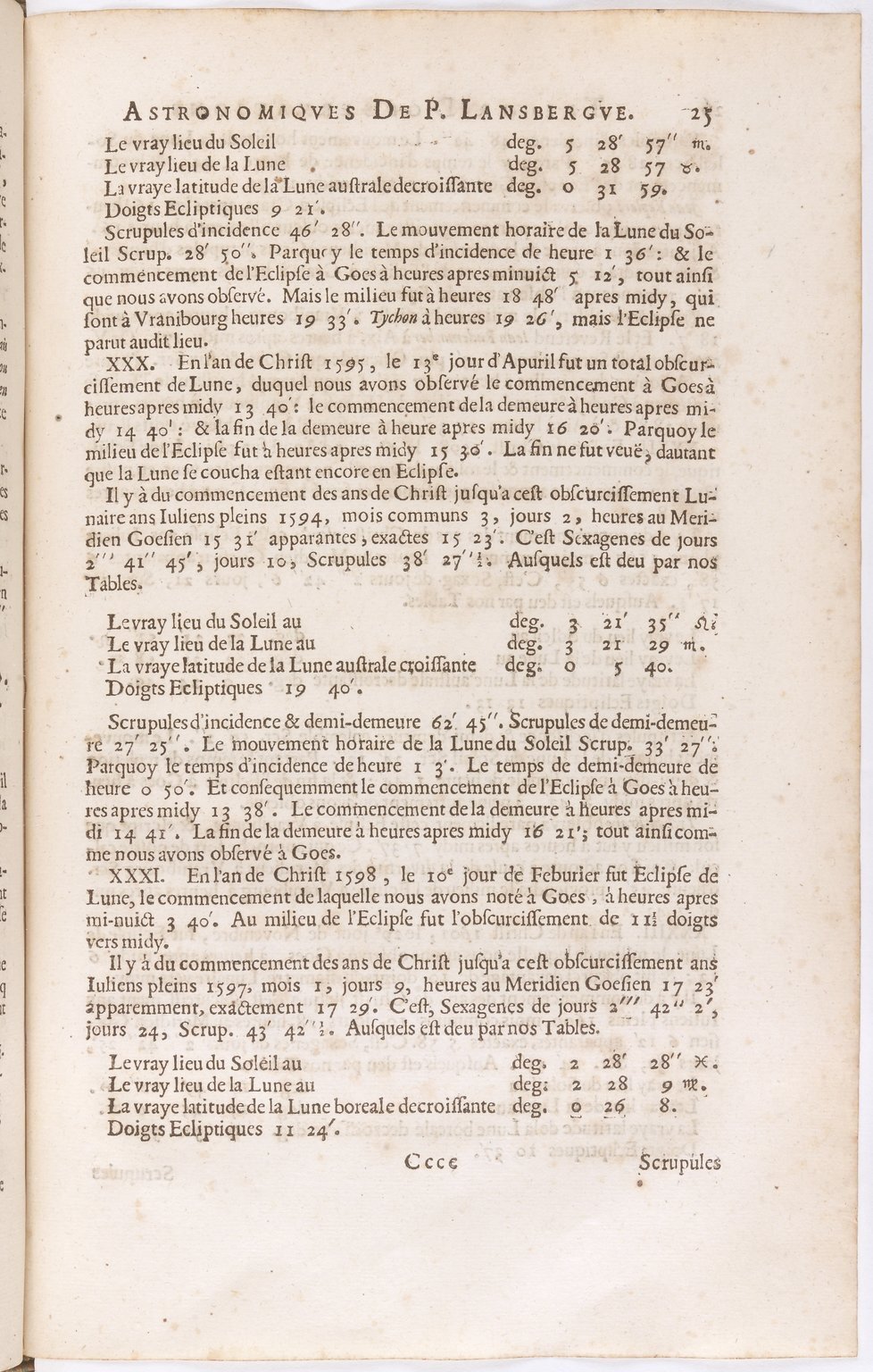 1634 - Zacharie Roman - Les Tables perpétuelles - BnF Arsenal