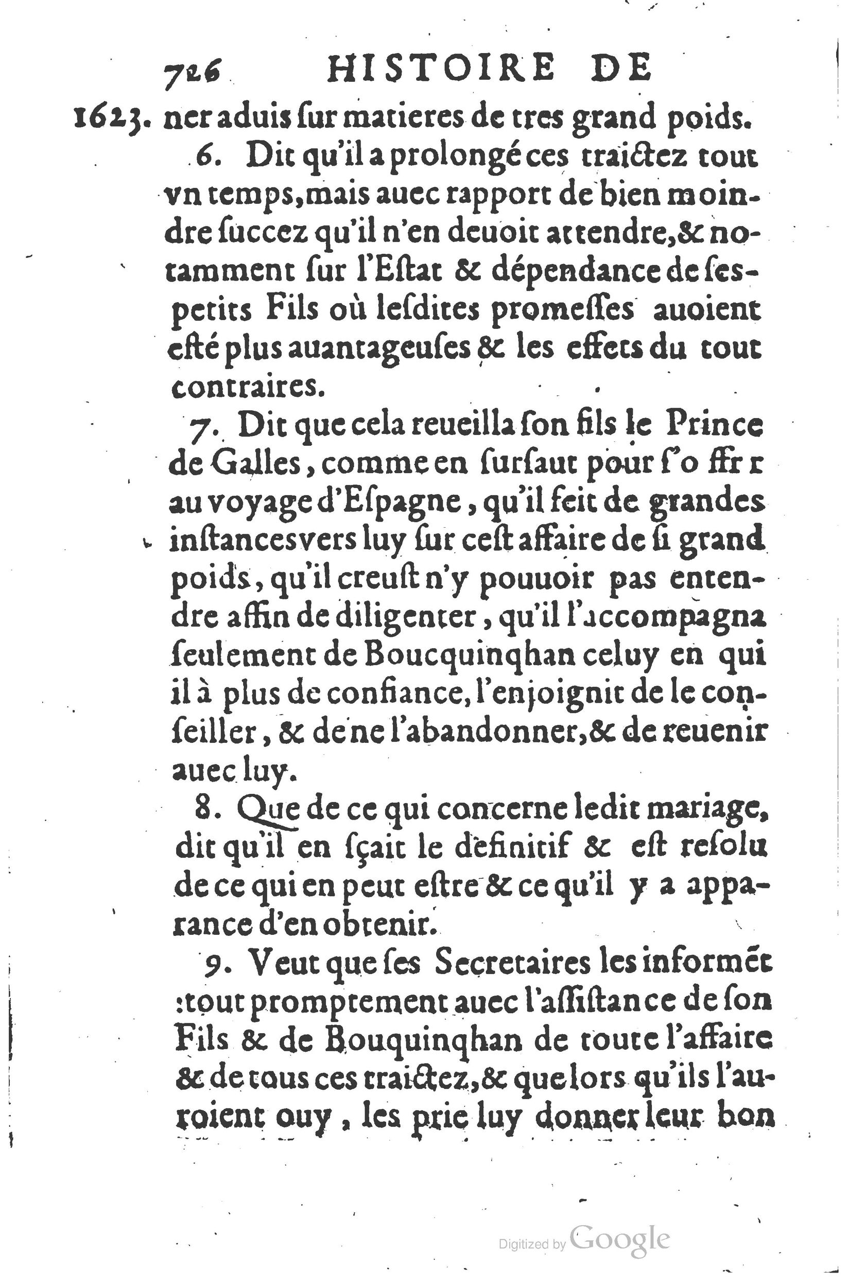 1626 - Joseph Bouillerot - Trésor de l’histoire générale de notre temps - BSB Munich