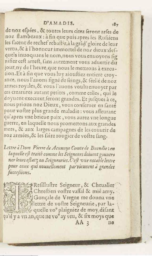 1563 - Jean van Waesberghe - Trésor des Amadis - Anvers Musée Plantin-Moretus