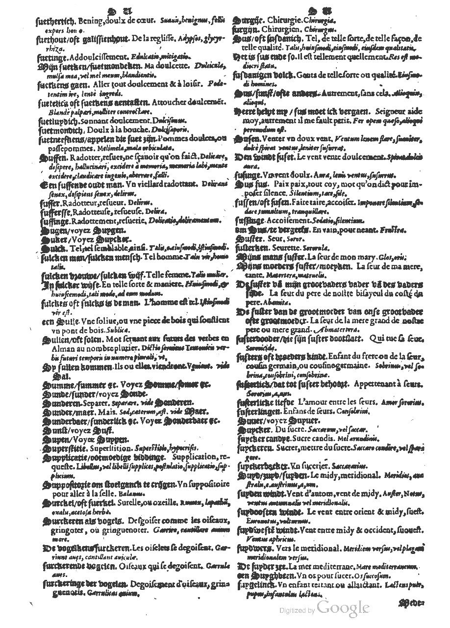 1573 - Christophe Plantin - Trésor du langage bas-allemand - BM Lyon 1573 - Christophe Plantin - Trésor du langage bas-allemand - BM Lyon