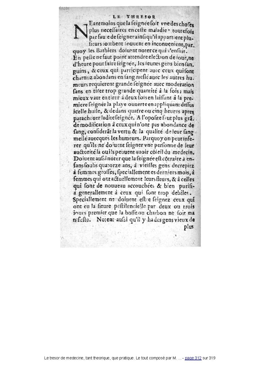 1560 - Pierre et Jan Moine - Trésor de médecine - Université Paris Cité