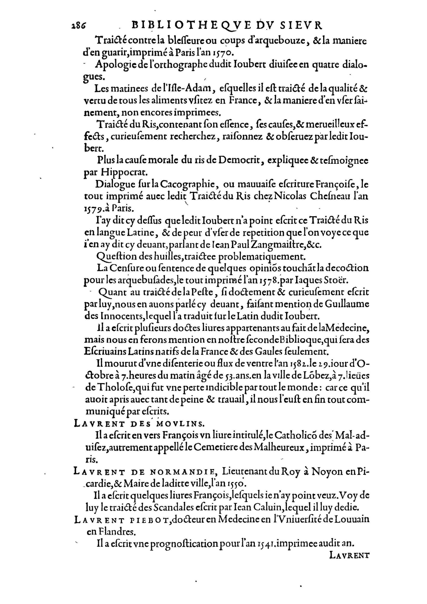 1584 - Abel L&#039;Angelier - Bibliothèques françaises - BnF