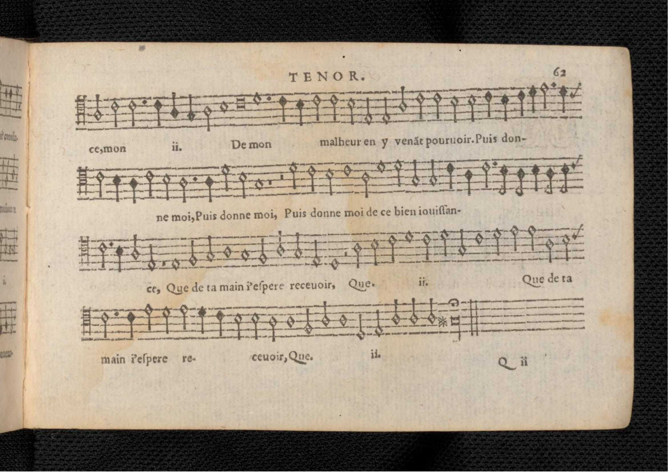 1576 - [Pierre de Saint-André] - Trésor de musique d’Orlande de Lassus Tenor - KBR Bruxelles