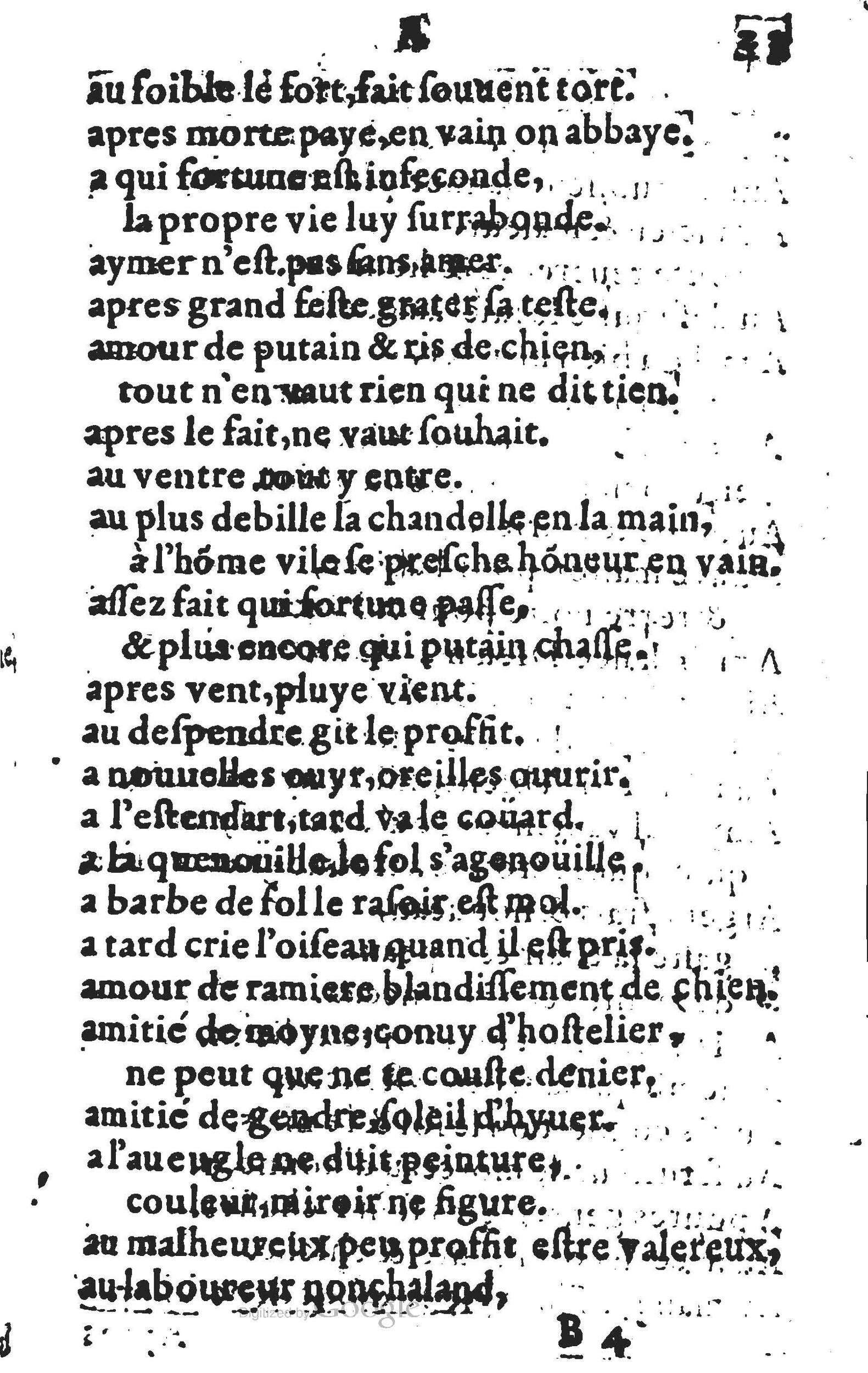 1578 - Nicolas Lescuyer - Trésor des sentences dorées - UGent