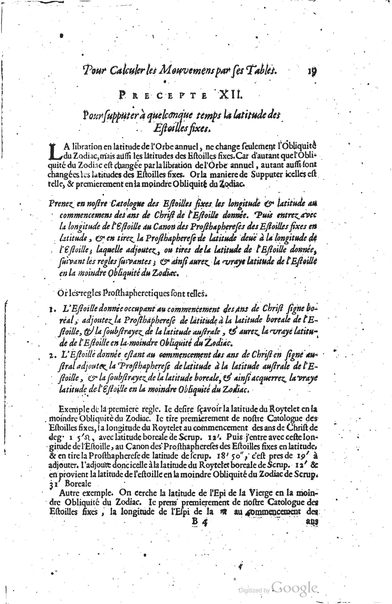 1634 - Zacharie Roman - Les Tables perpétuelles - Universiteit Leiden