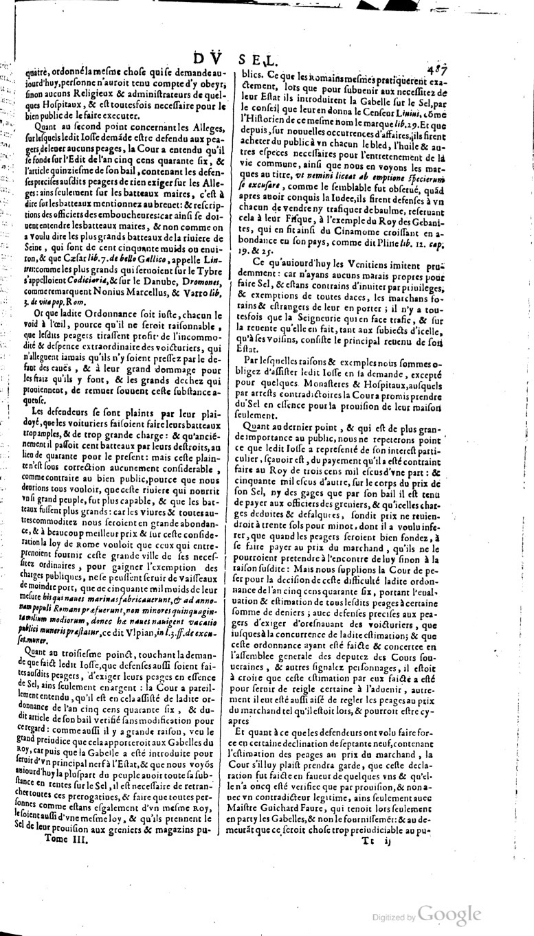 1629 - Veuve Nicolas Buon - Trésor du droit français (21754 T. 3) - BM Lyon
