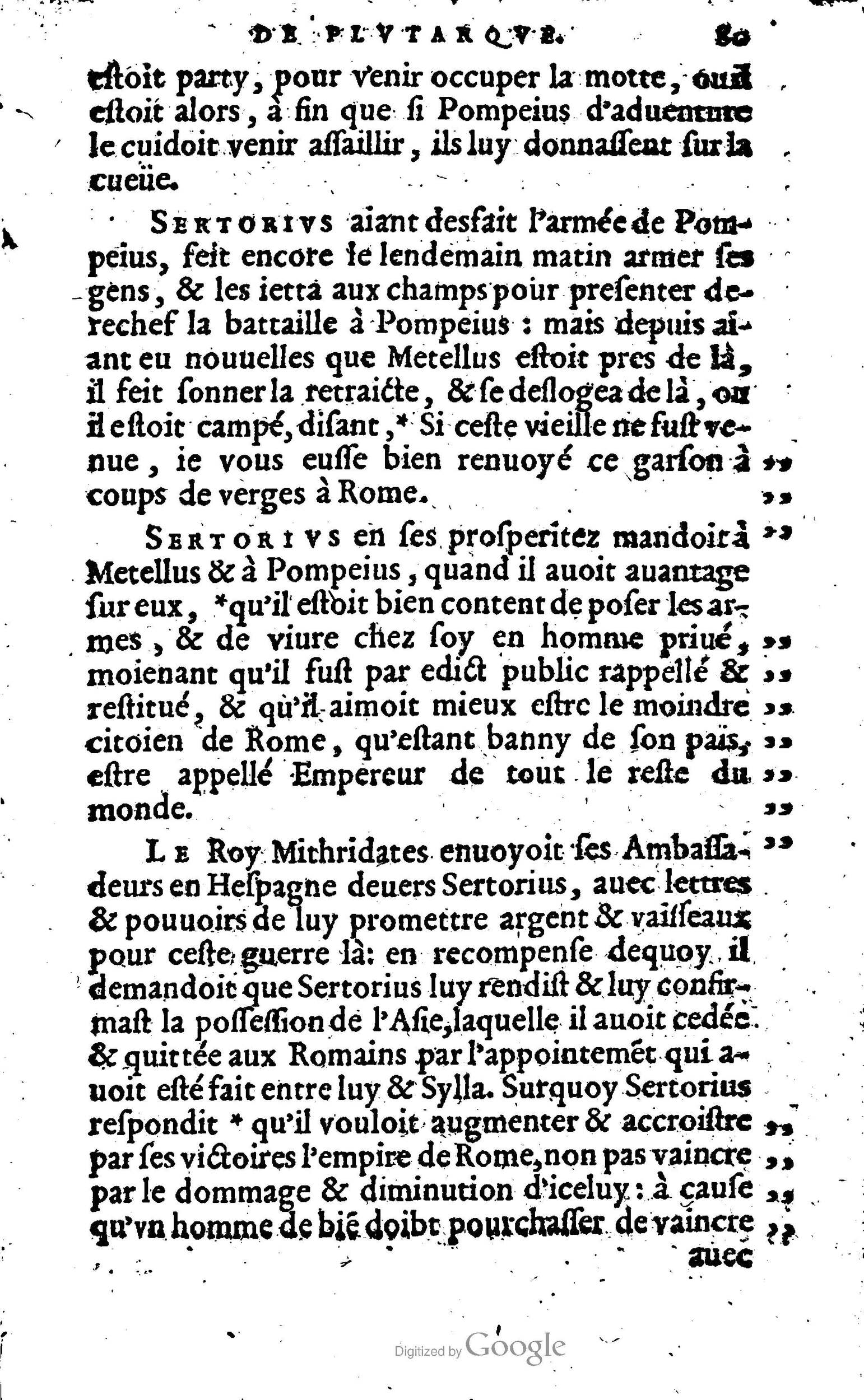 1568 - Willem Silvius - Trésor des vies de Plutarque - Anvers Plantin-Moretus