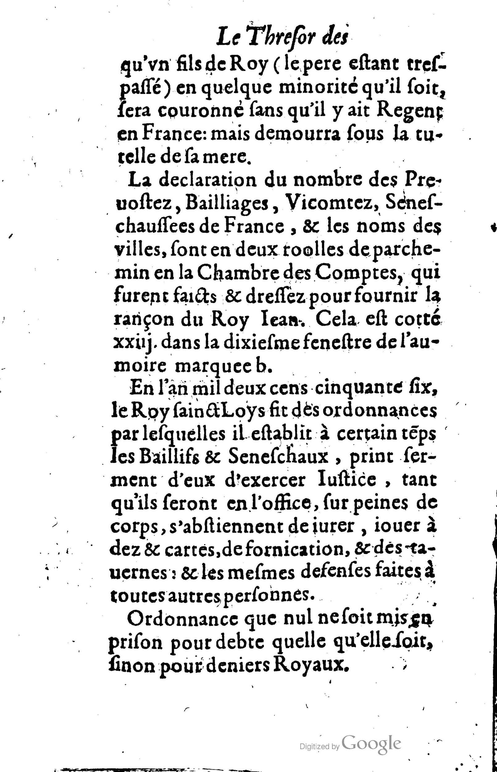 1619 - Jean Corrozet - Trésor des histoires de France - BSB Munich
