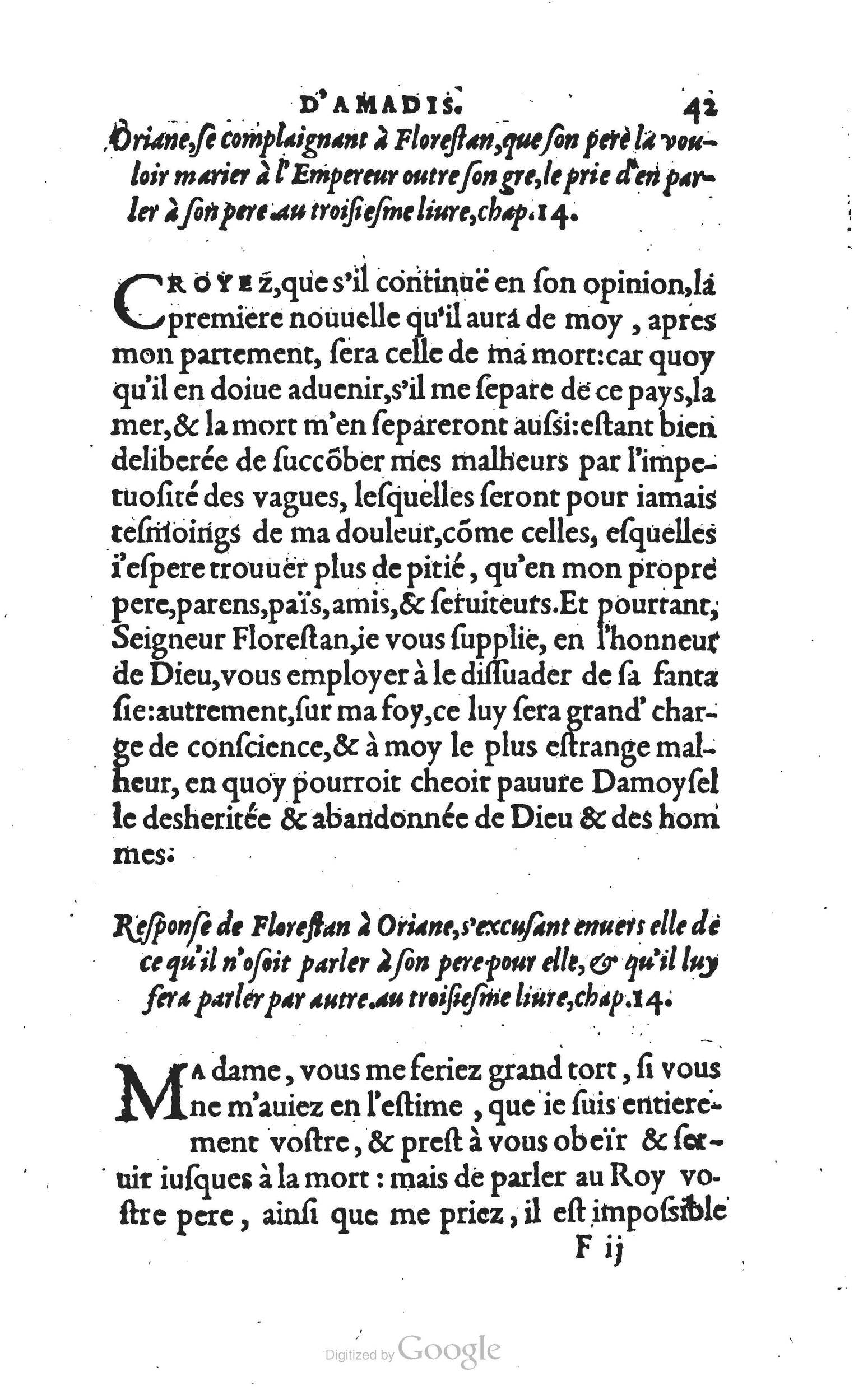 1560 - Vincent Sertenas et Gilles Robinot - Trésor des Amadis - British Library