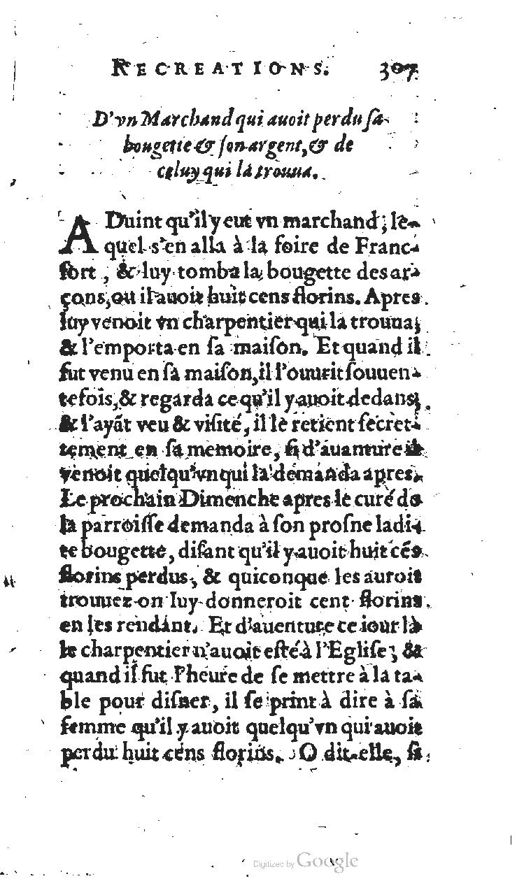 1627 - Jean Delamare - Trésor des récréations - BSB Munich