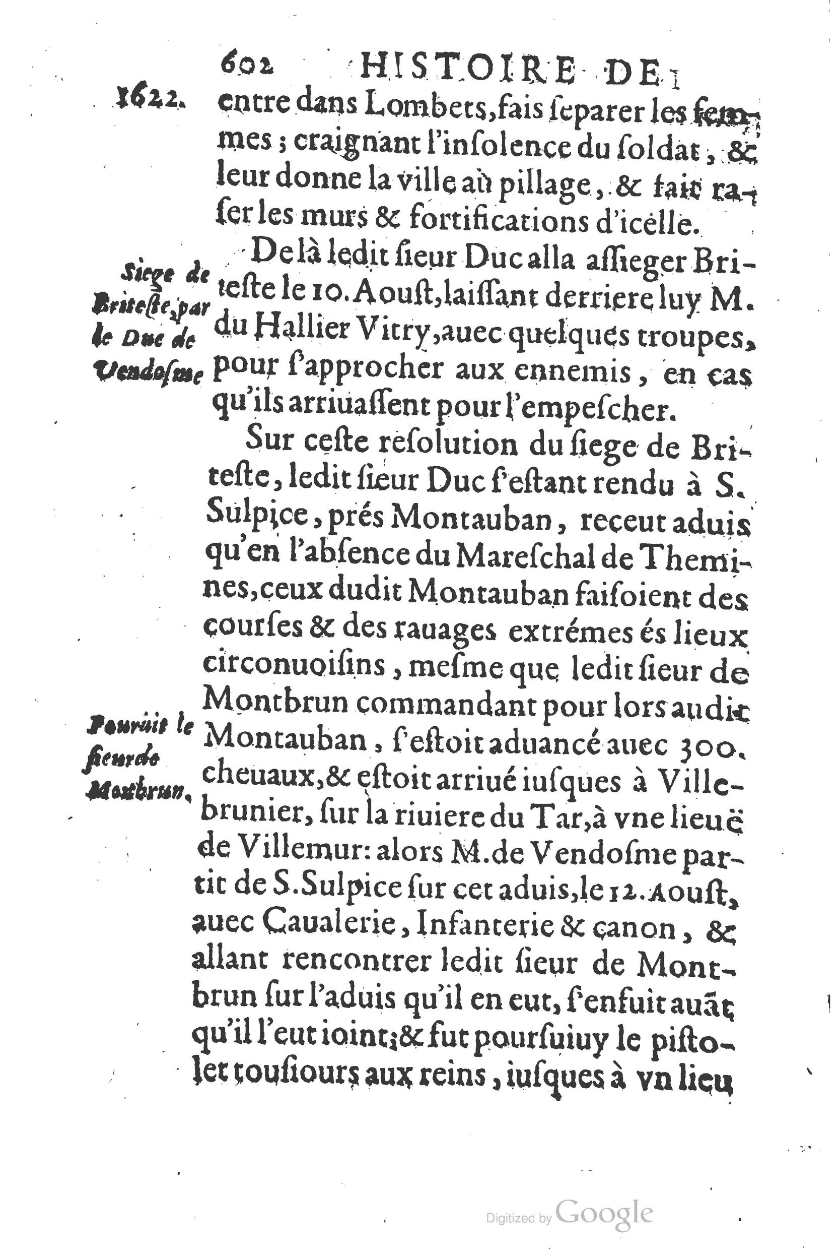 1626 - Joseph Bouillerot - Trésor de l’histoire générale de notre temps - BSB Munich