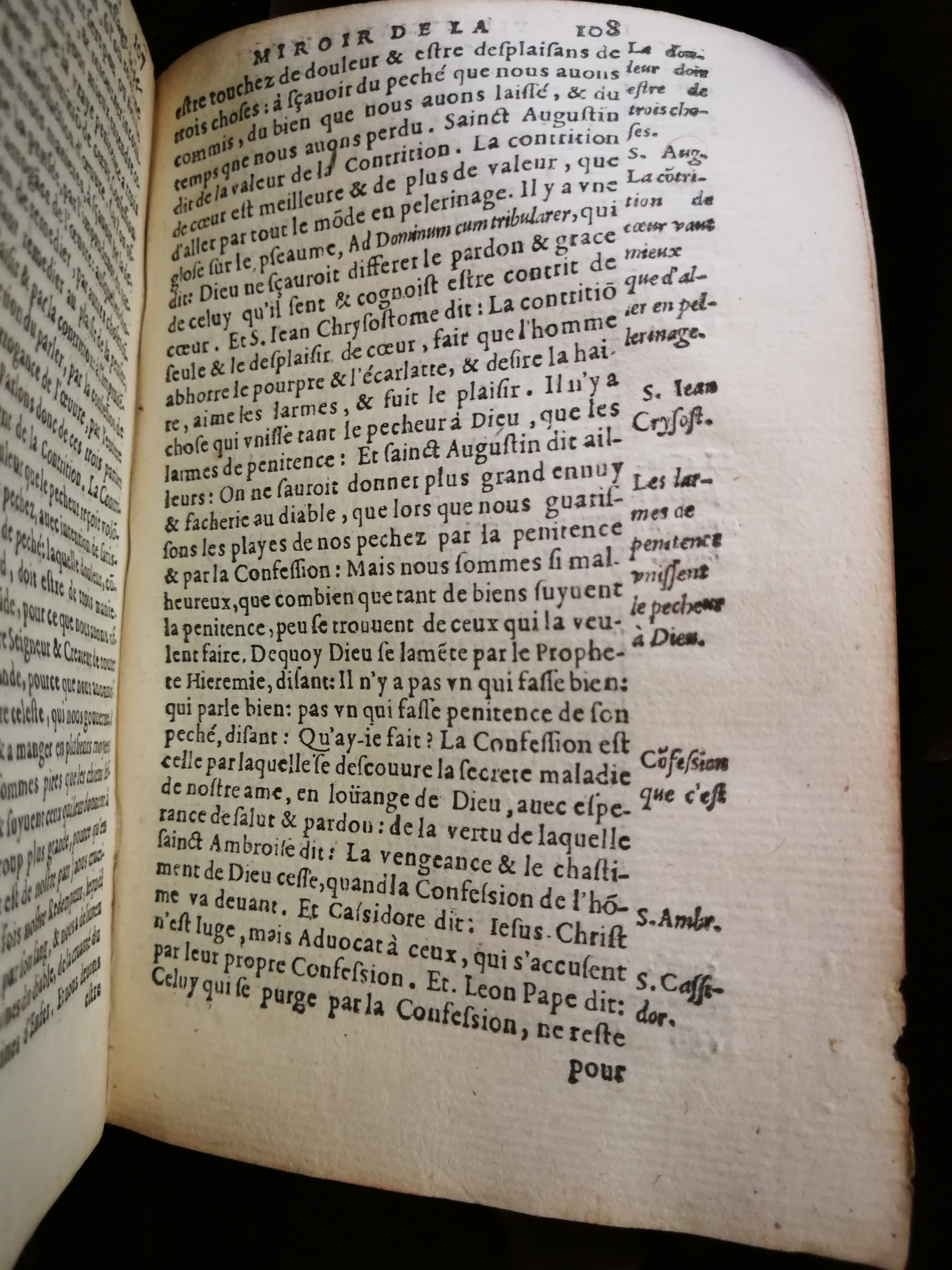 1596 - Balthazar Bellère - Trésor et abrégé de toutes les œuvres spirituelles du révérend Père F. Louis de Grenade - BU Lille