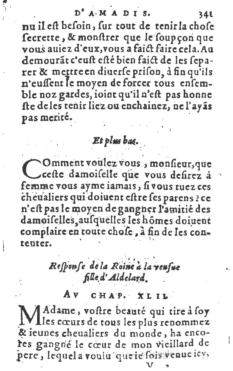1582 - Jean Huguetan - Trésor des Amadis T. 1 - BM Lyon