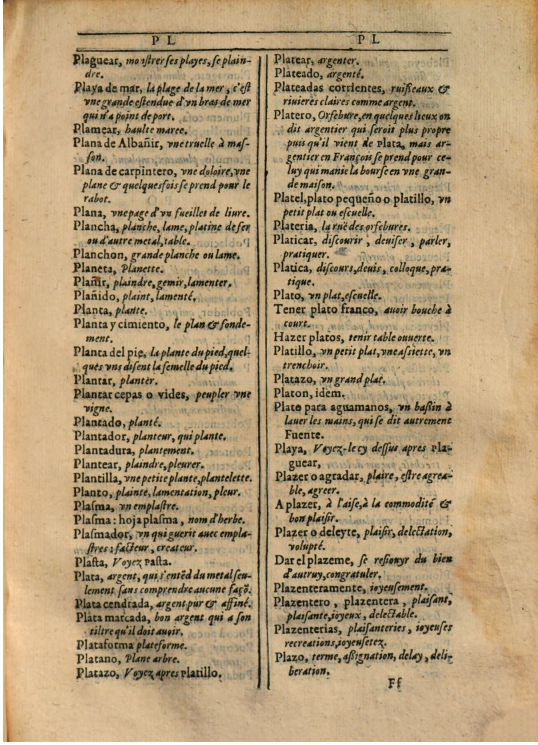 1607 - Marc Orry - Trésor des deux langues espagnole et française (Première partie) - BSB Munich 1607 - Marc Orry - Trésor des deux langues espagnole et française (Première partie) - BSB Munich