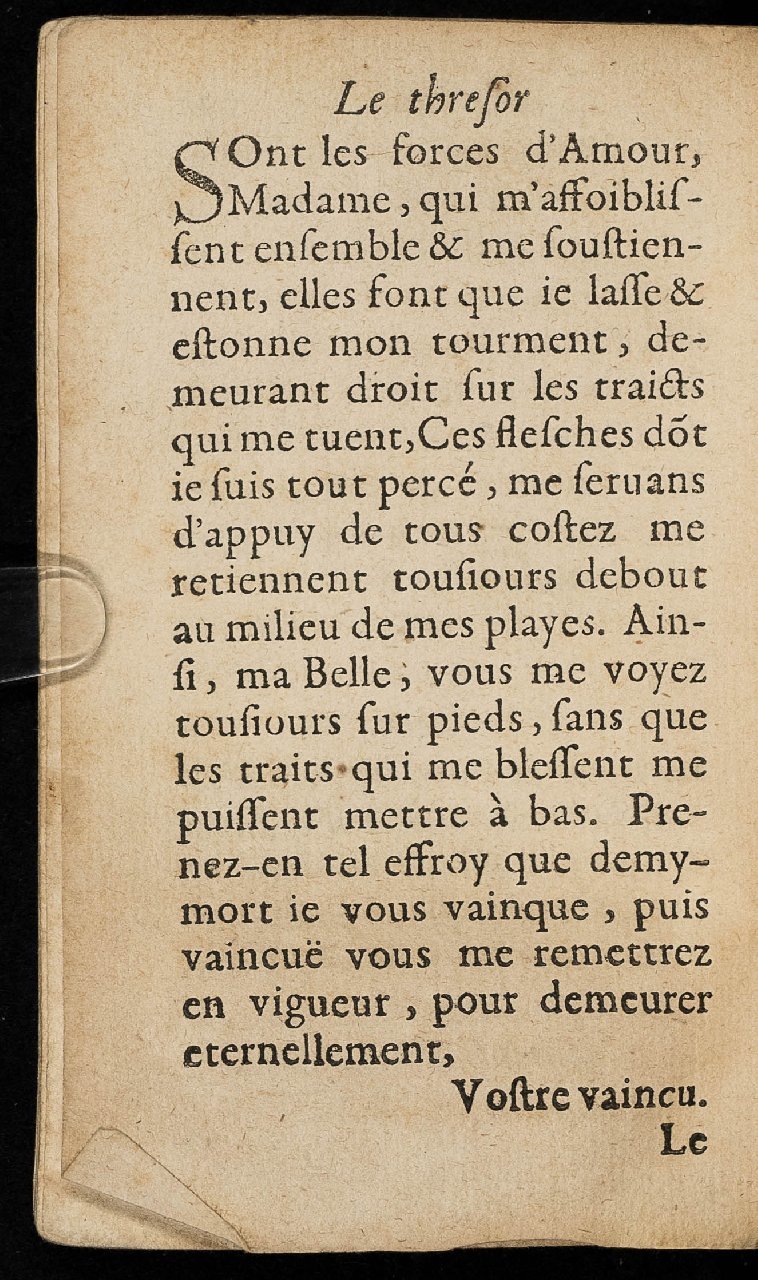 1597 - Thibaud Ancelin - Trésor d’amour - Stuttgart