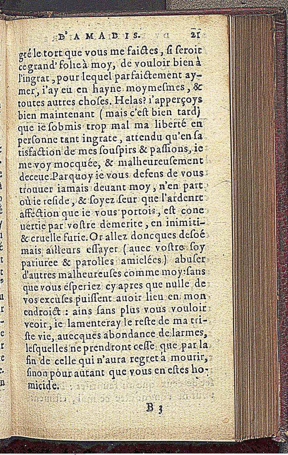 1573 - Olivier de Harsy - Trésor des Amadis - Edimbourg