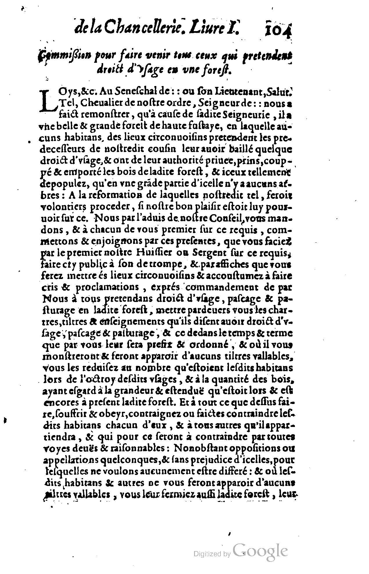 1614 - Jean Richer - Trésor du nouveau style et protocole de la chancellerie de France - BSB Munich