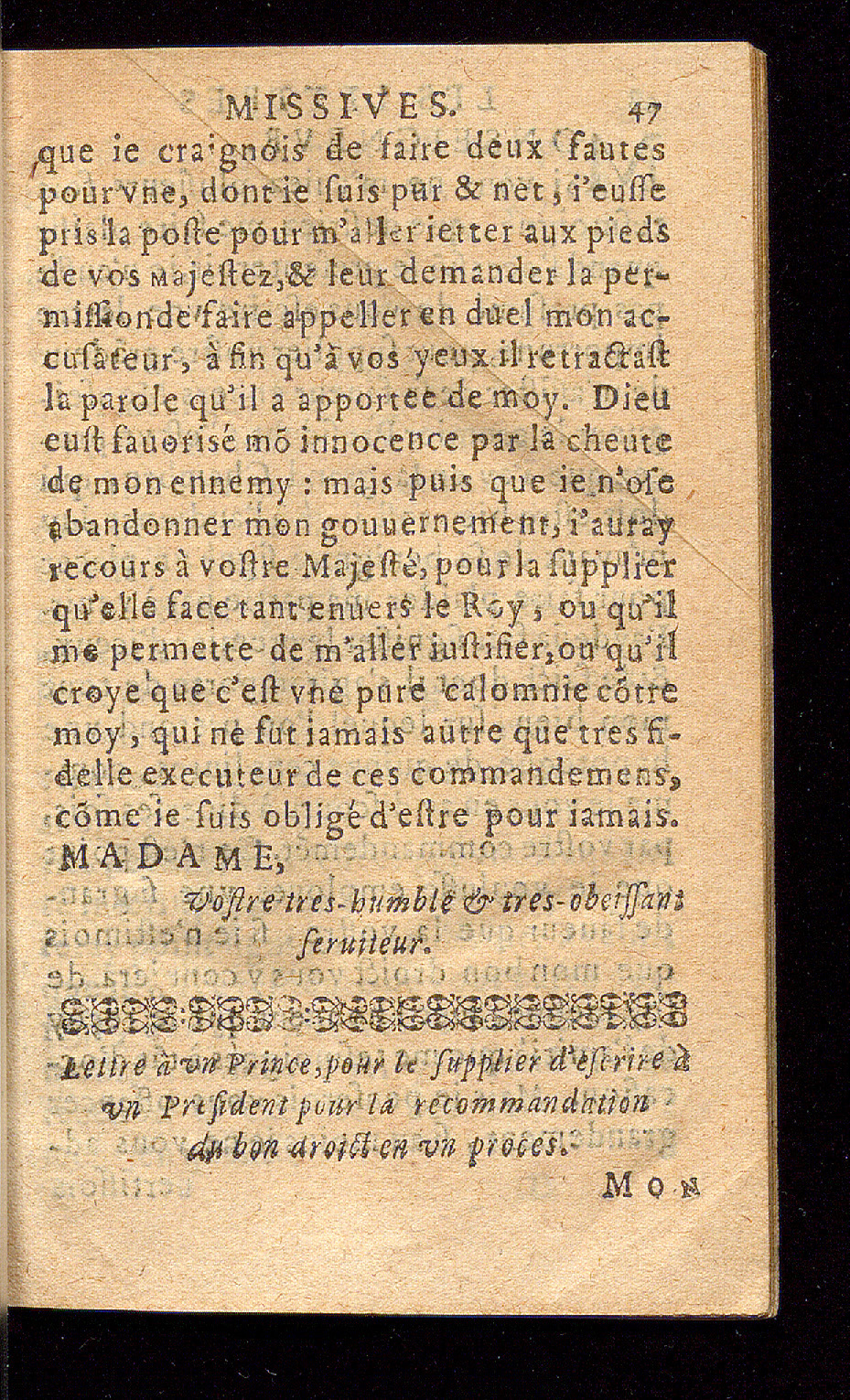 1614 - Barthélemy Vincent - Élite et Trésor des lettres missives - Bâle
