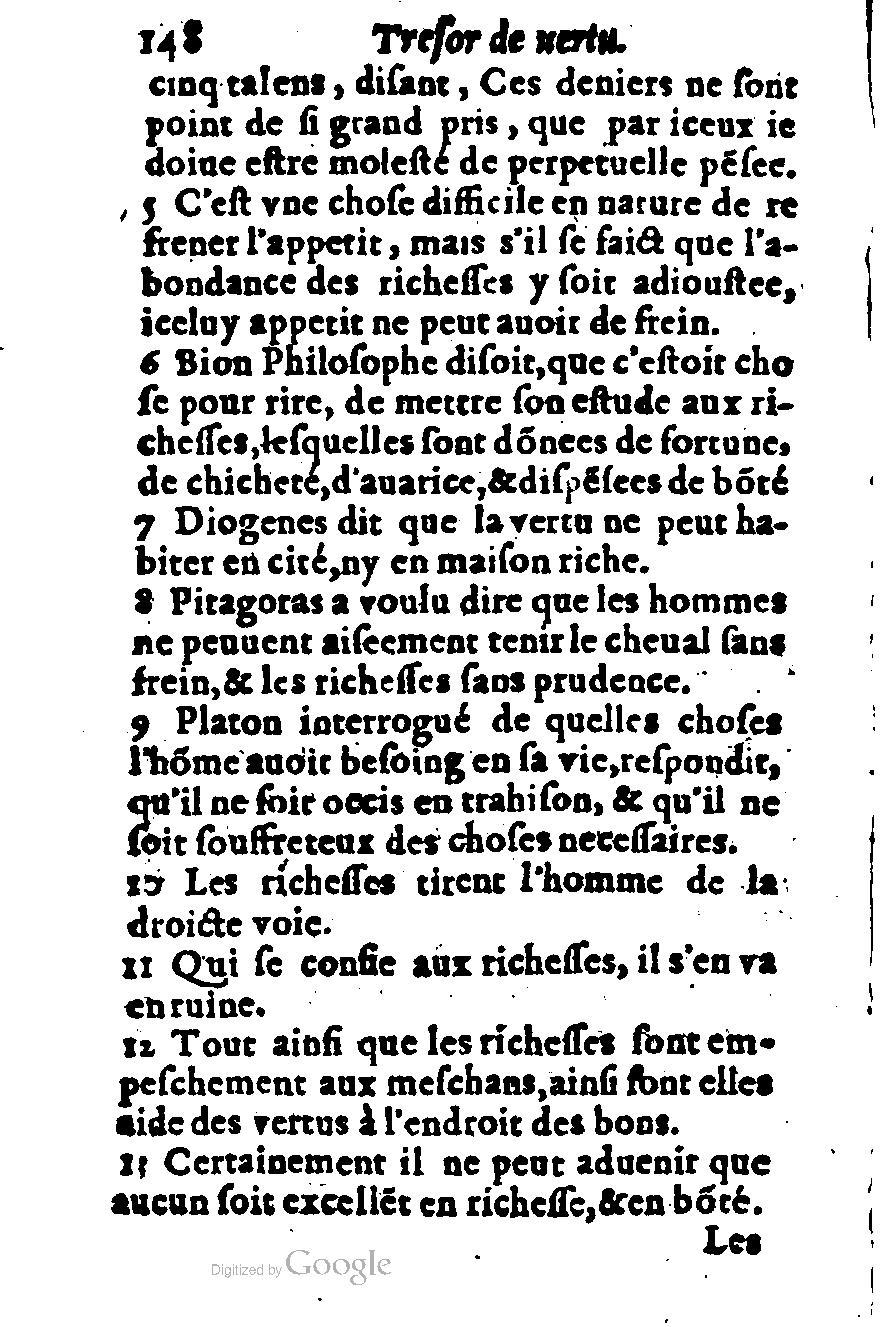 1576 - Benoît Rigaud - Trésor de vertu - British Library