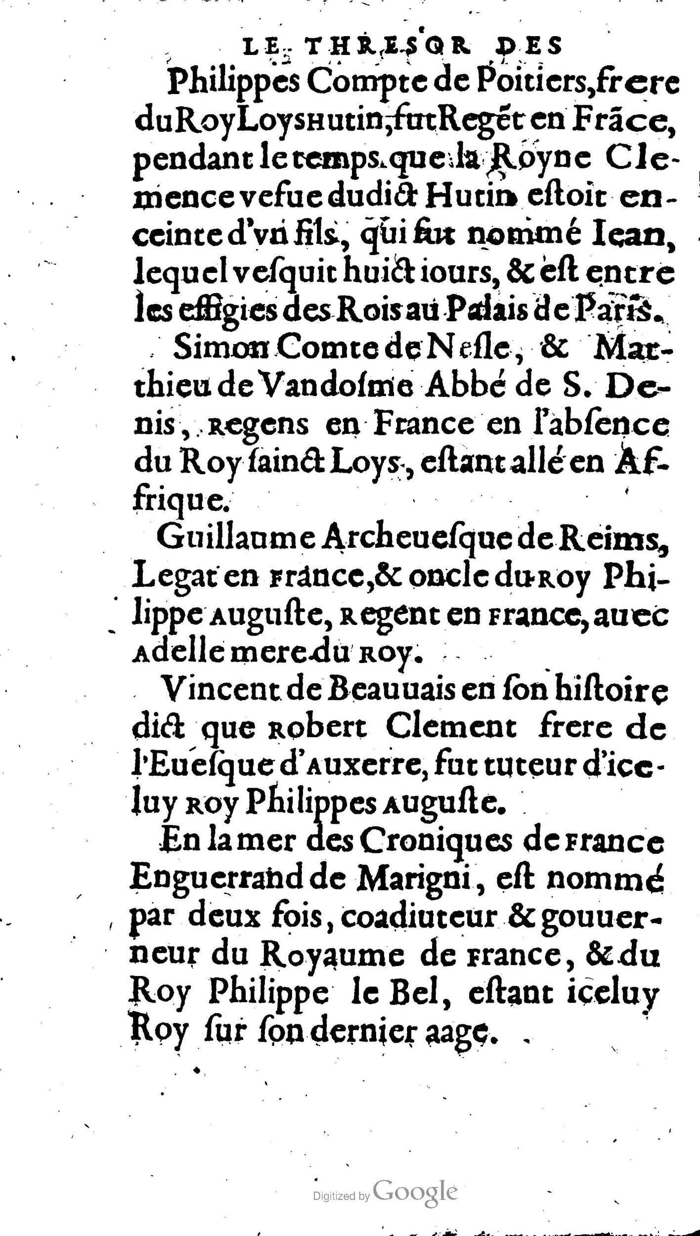 1604 - Galiot Corrozet - Trésor des histoires de France - BNC Florence 1604 - Galiot Corrozet - Trésor des histoires de France - BNC Florence