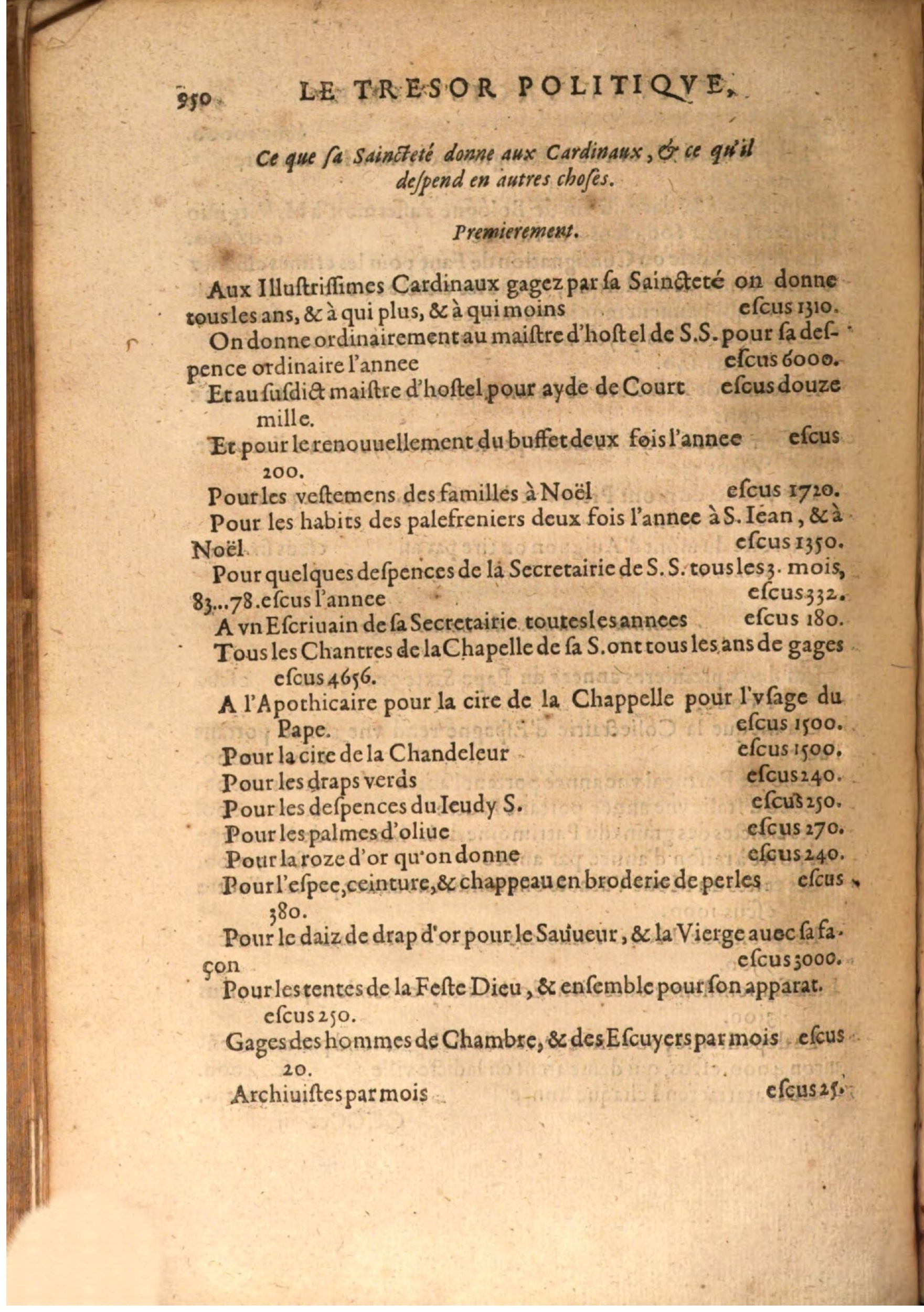 1608 - Nicolas Du Fossé - Trésor politique - BSB Munich