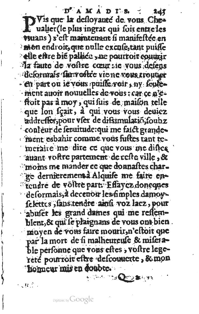 1567 - Jean Pygot - Trésor des Amadis - BM Lyon