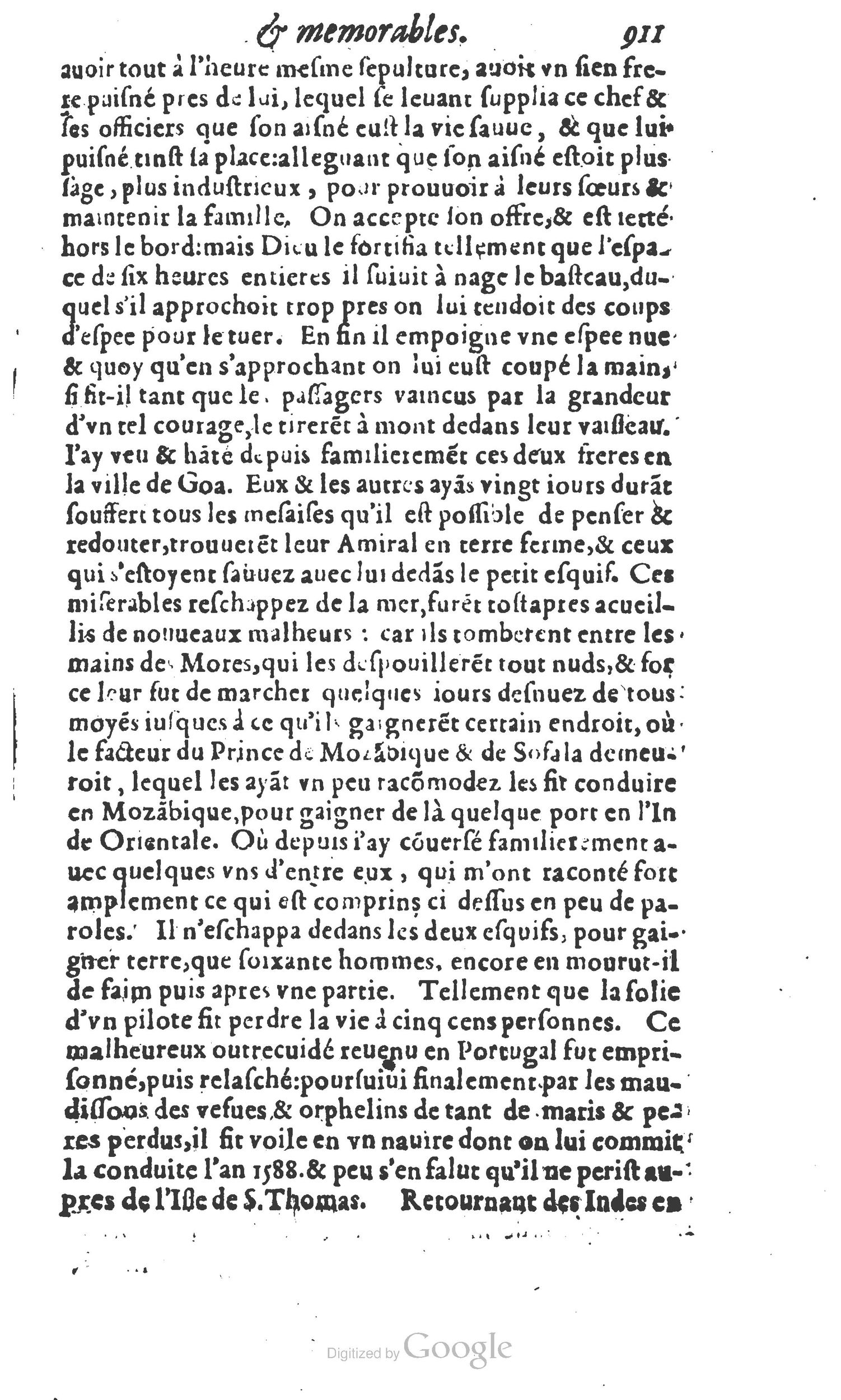 1610 - Paul Marceau - Trésor d’histoires admirables et mémorables - Princeton