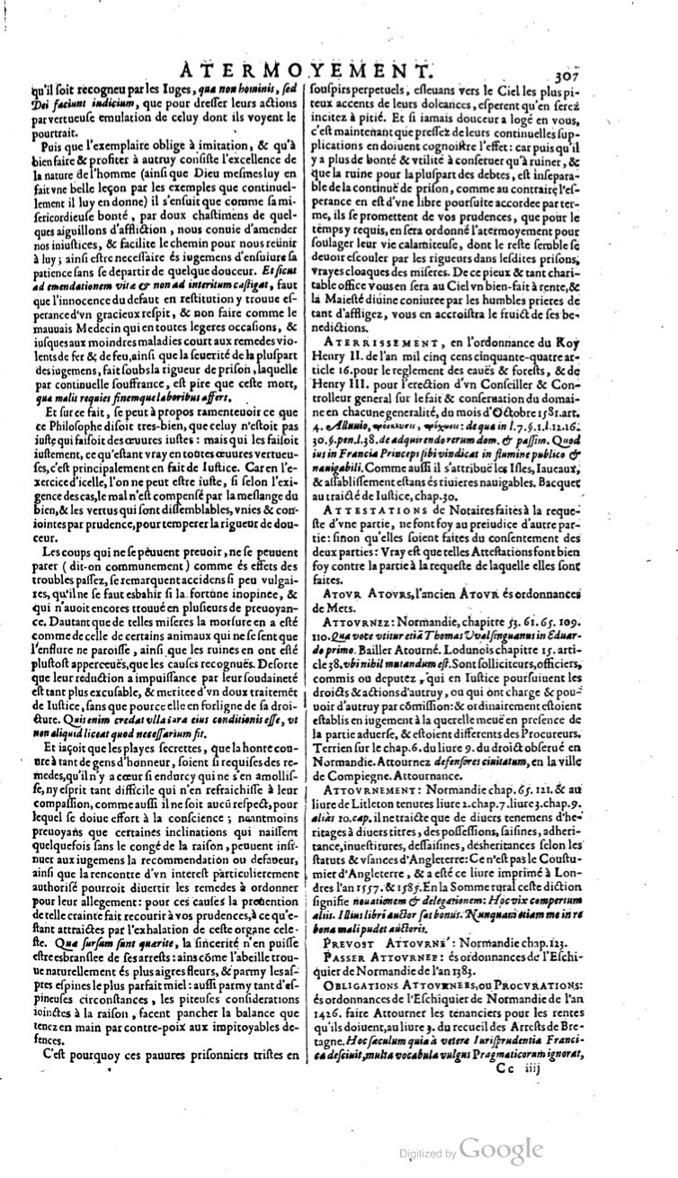 1629 - Veuve Nicolas Buon - Trésor du droit français (21754 T. 1) - BM Lyon
