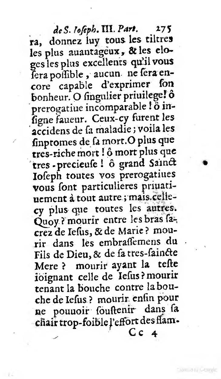 1646 - Jean Piot - Trésor inestimable de Saint-Joseph - BNC Rome
