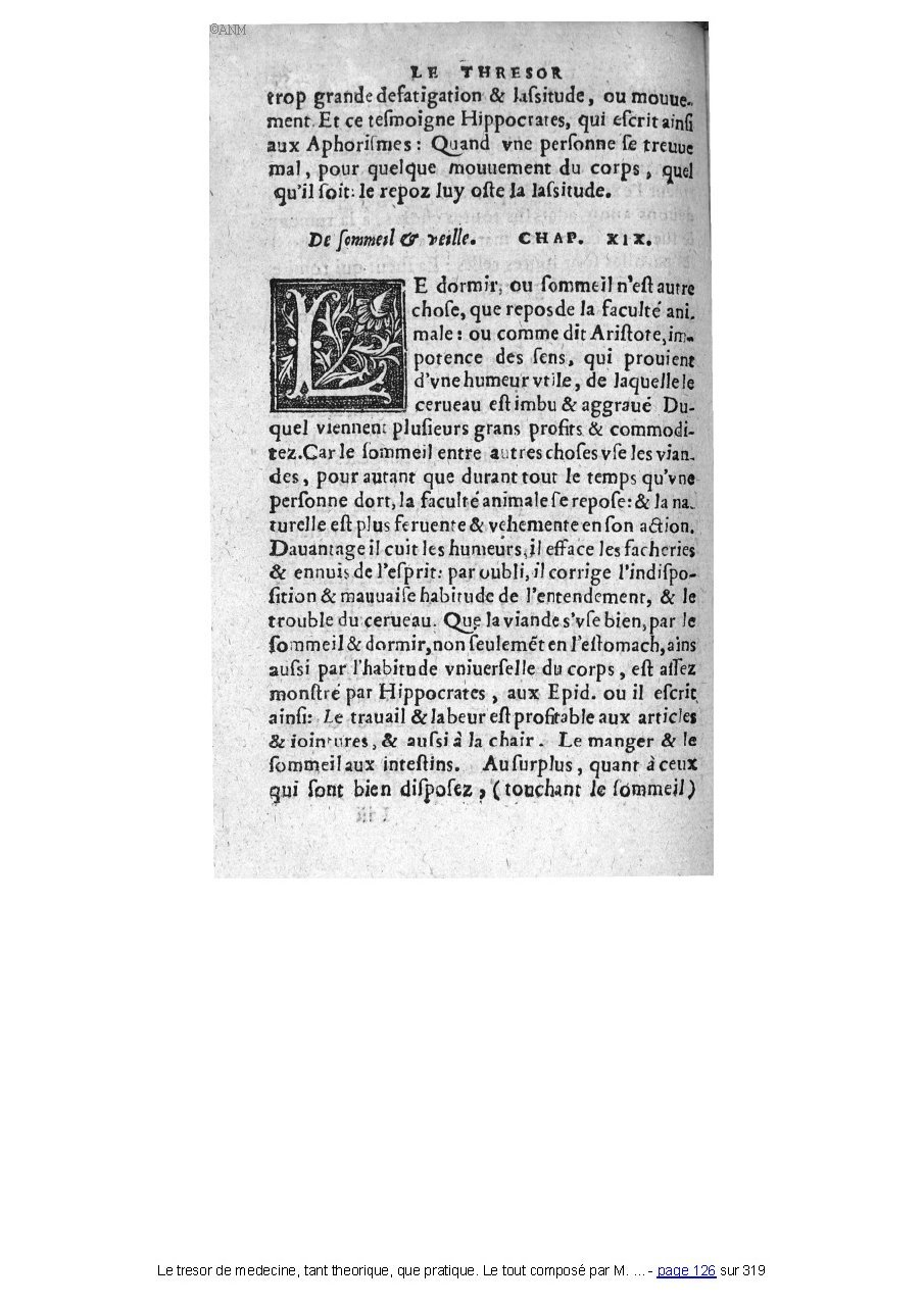 1560 - Pierre et Jan Moine - Trésor de médecine - Université Paris Cité