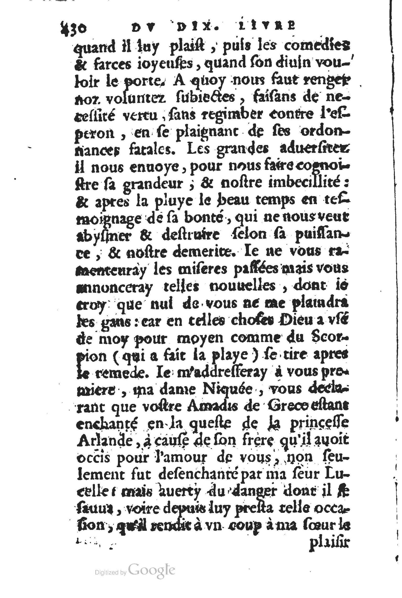 1560 - Jean d’Ogerolles et Gabriel Cotier Lyon - Trésor des Amadis - BSB Munich