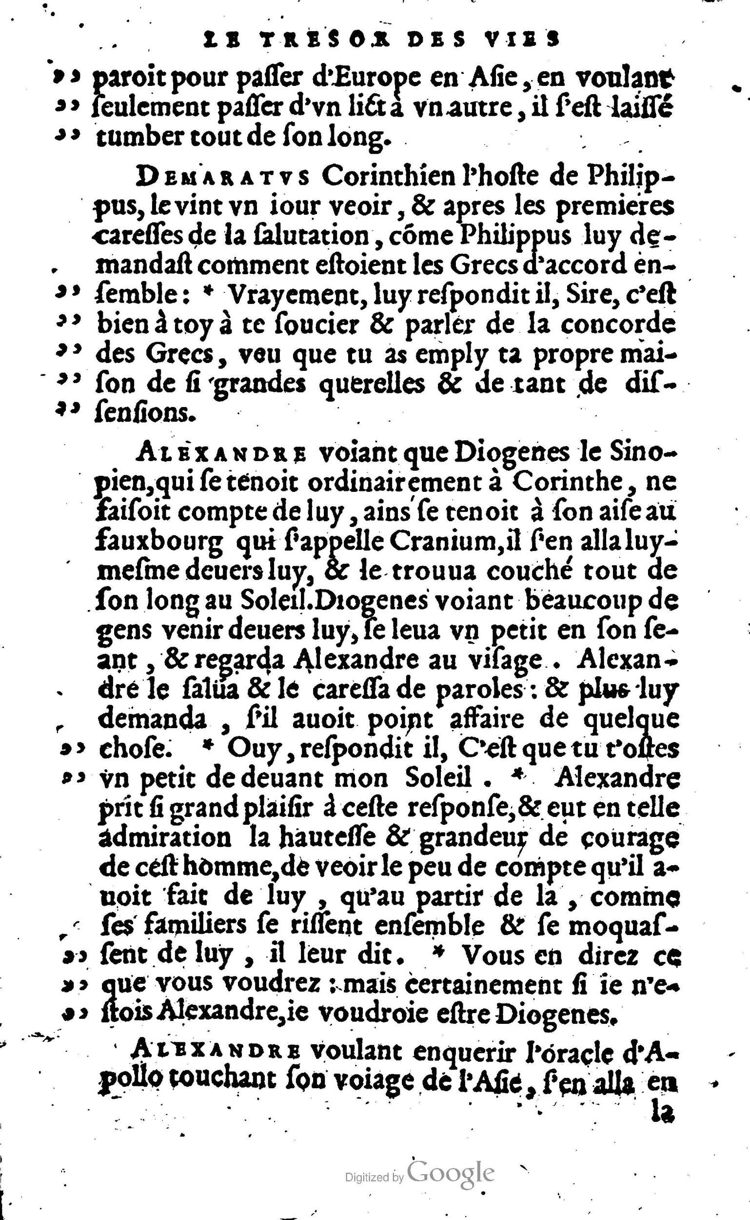1568 - Willem Silvius - Trésor des vies de Plutarque - Anvers Plantin-Moretus