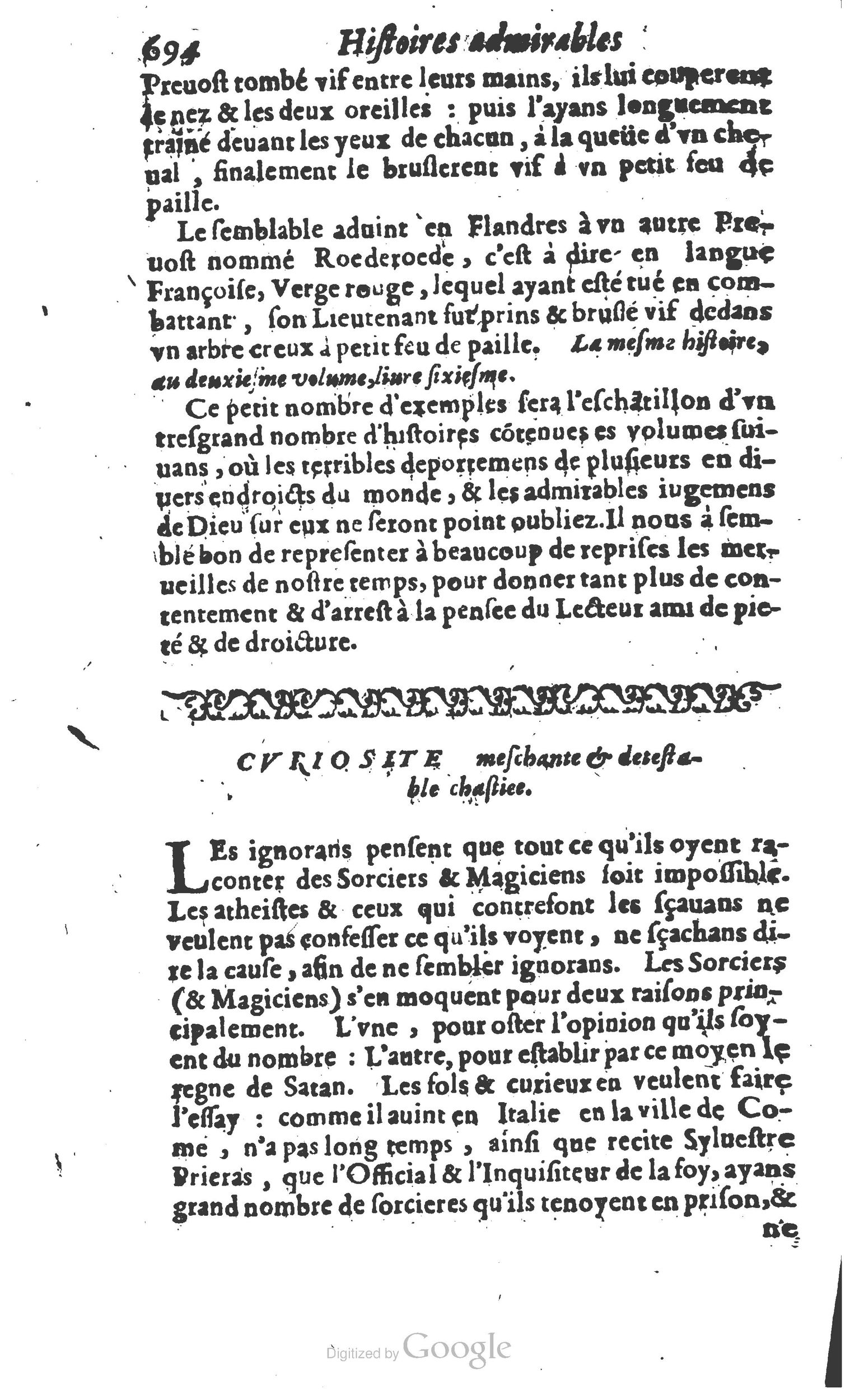 1610 - Paul Marceau - Trésor d’histoires admirables et mémorables - Princeton 1610 - Paul Marceau - Trésor d’histoires admirables et mémorables - Princeton