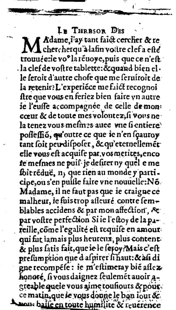 1624 - Nicolas Oudot - Trésor des lettres douces et amoureuses - BNC Florence