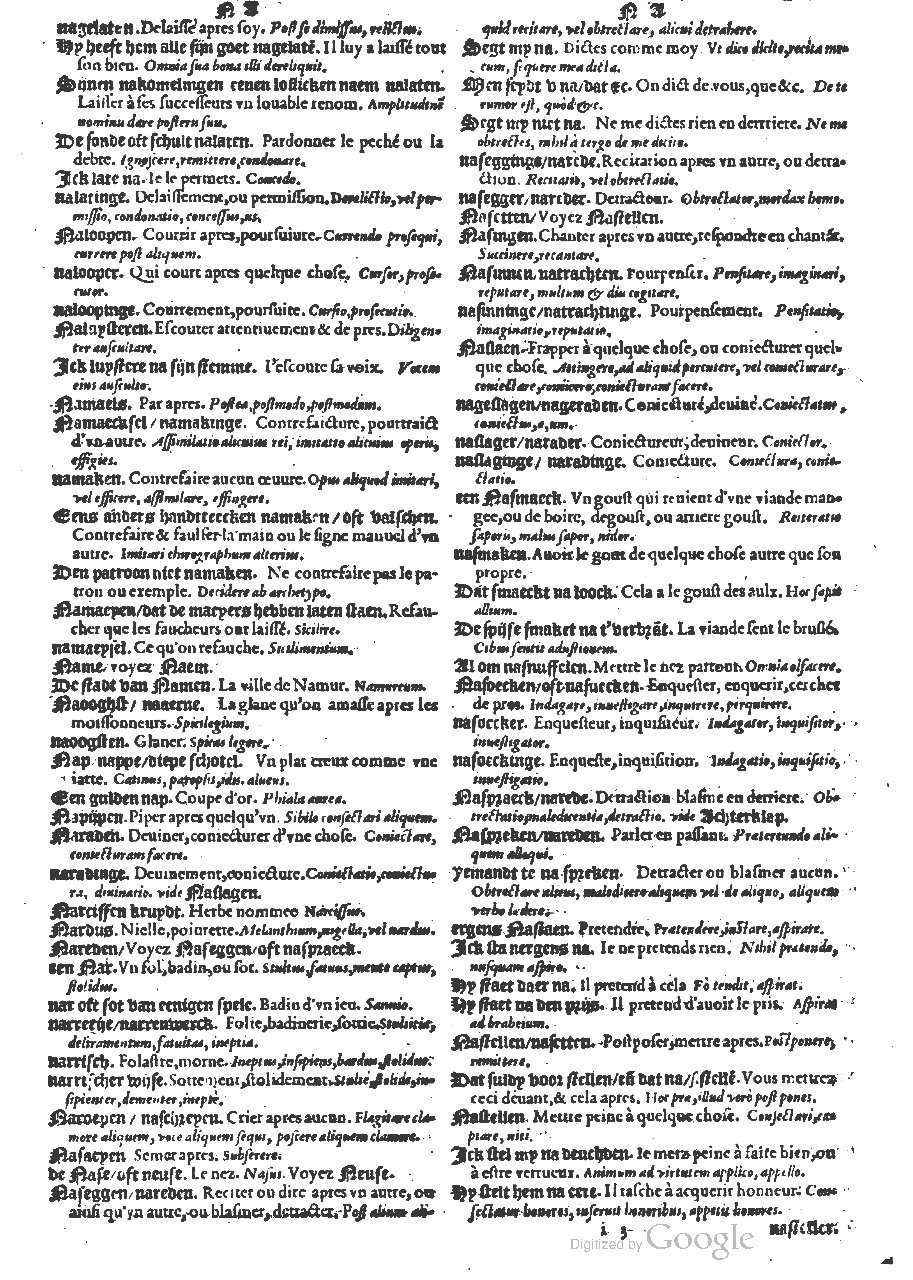 1573 - Christophe Plantin - Trésor du langage bas-allemand - BM Lyon