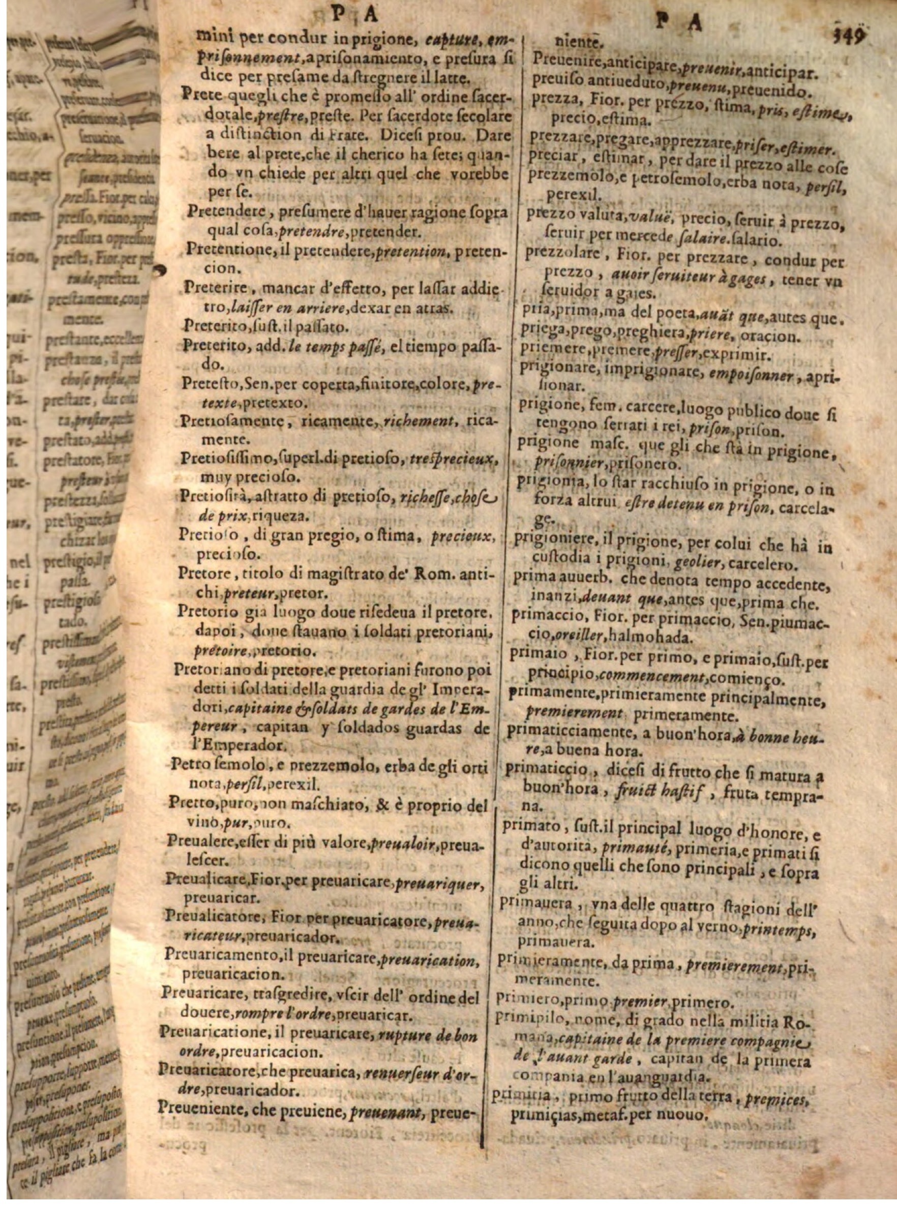 1644 - Jacques Crespin - Trésor des trois langues - Passau