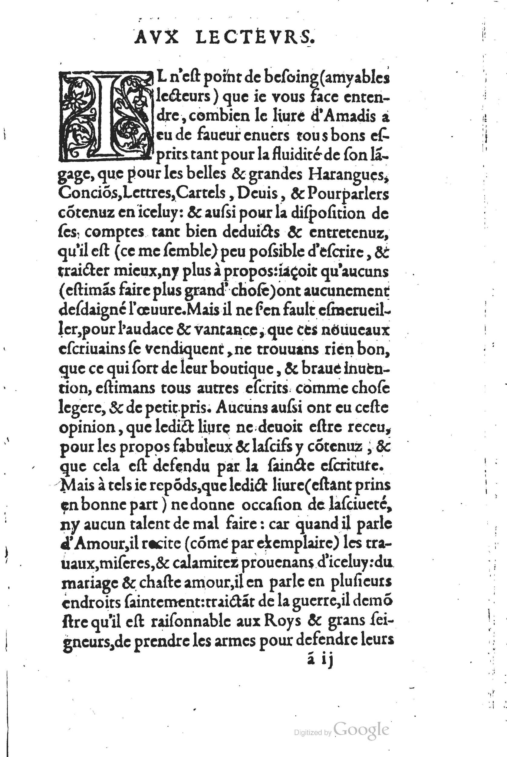 1560 - Vincent Sertenas et Gilles Robinot - Trésor des Amadis - British Library