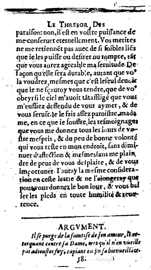 1624 - Nicolas Oudot - Trésor des lettres douces et amoureuses - BNC Florence