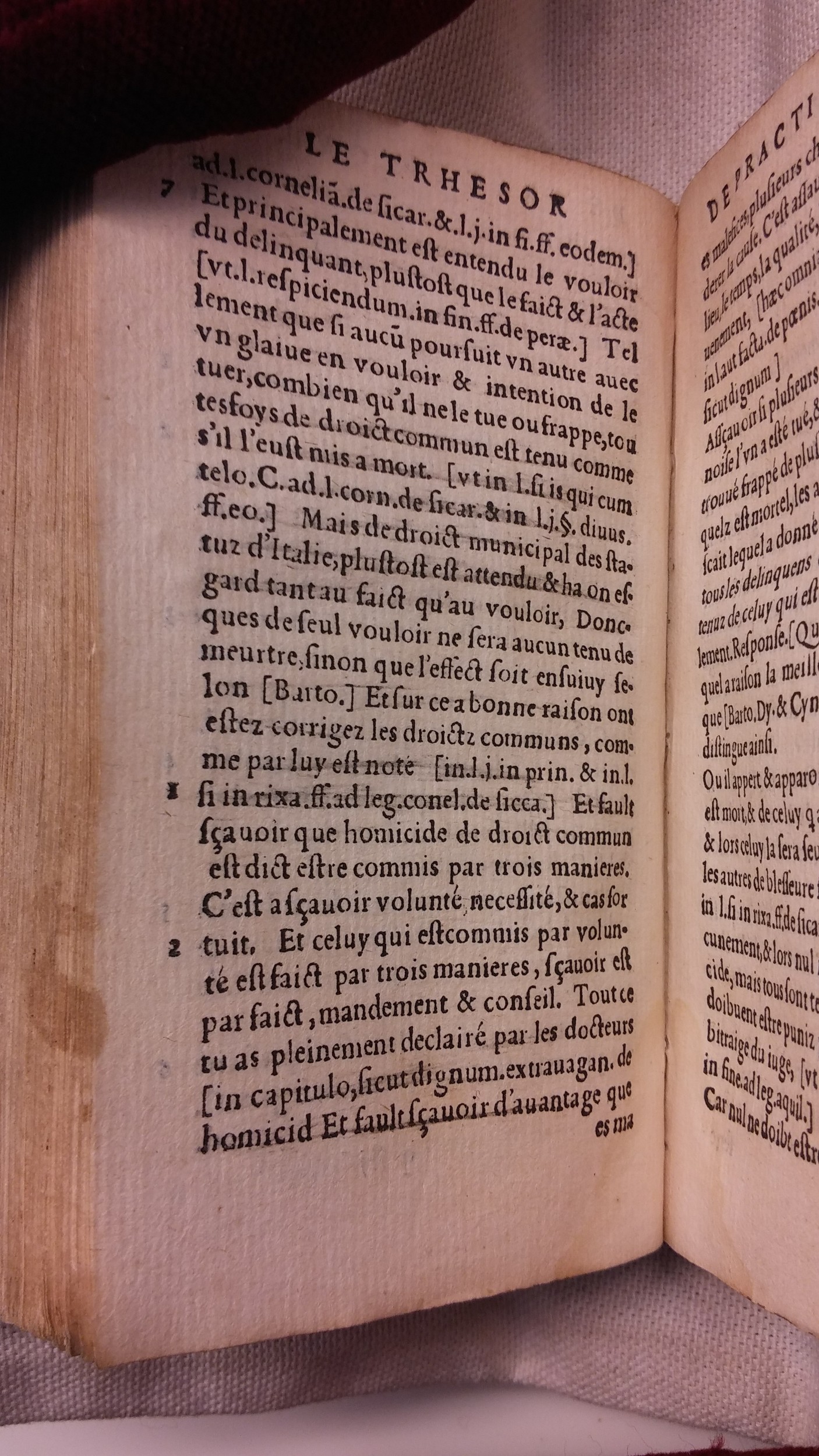 1549 - Jean Palier et Guillaume Regnault - Trésor de pratique pour les juges - BIS
